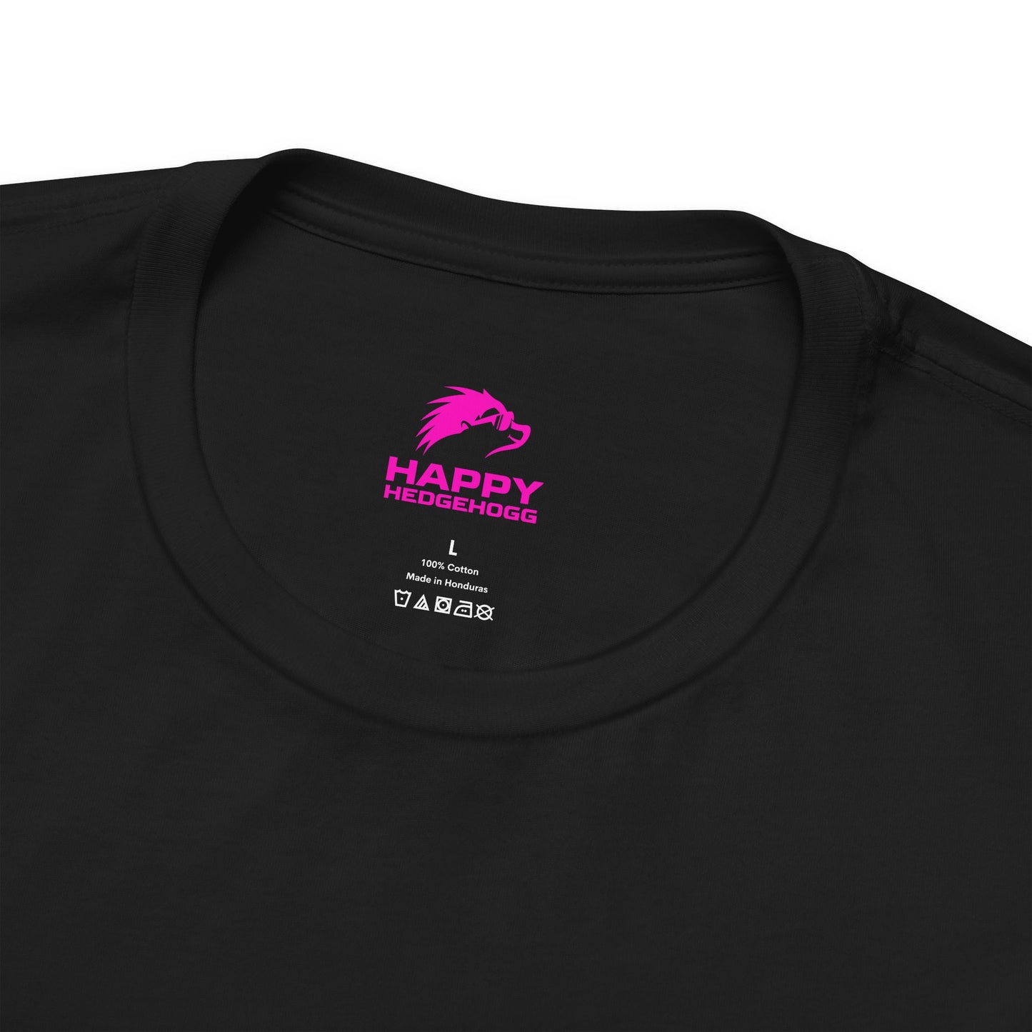 Happy Hedgehogg Short Sleeve Tee - Pink Logo