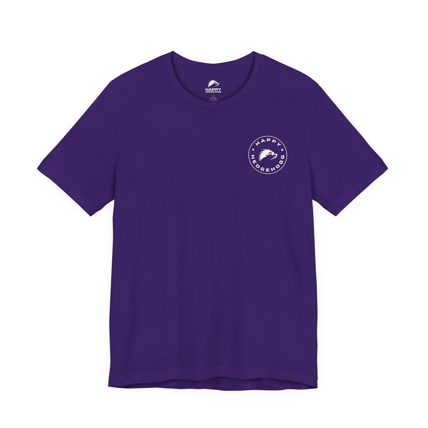 Happy Hedgehogg Short Sleeve Tee - Black/White Logos