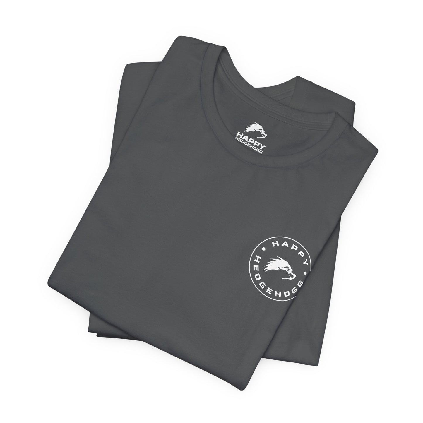 Happy Hedgehogg Short Sleeve Tee - Black/White Logos