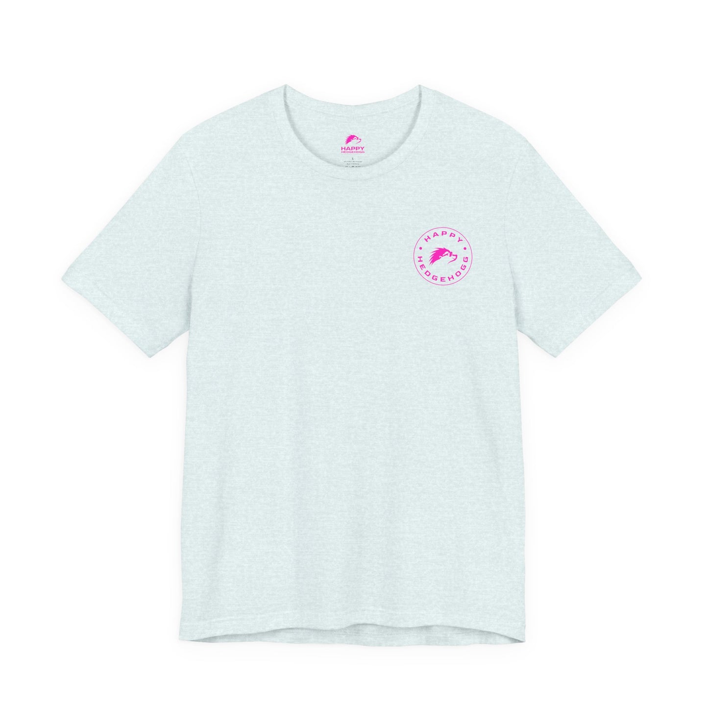 Happy Hedgehogg Short Sleeve Tee - Pink Logo