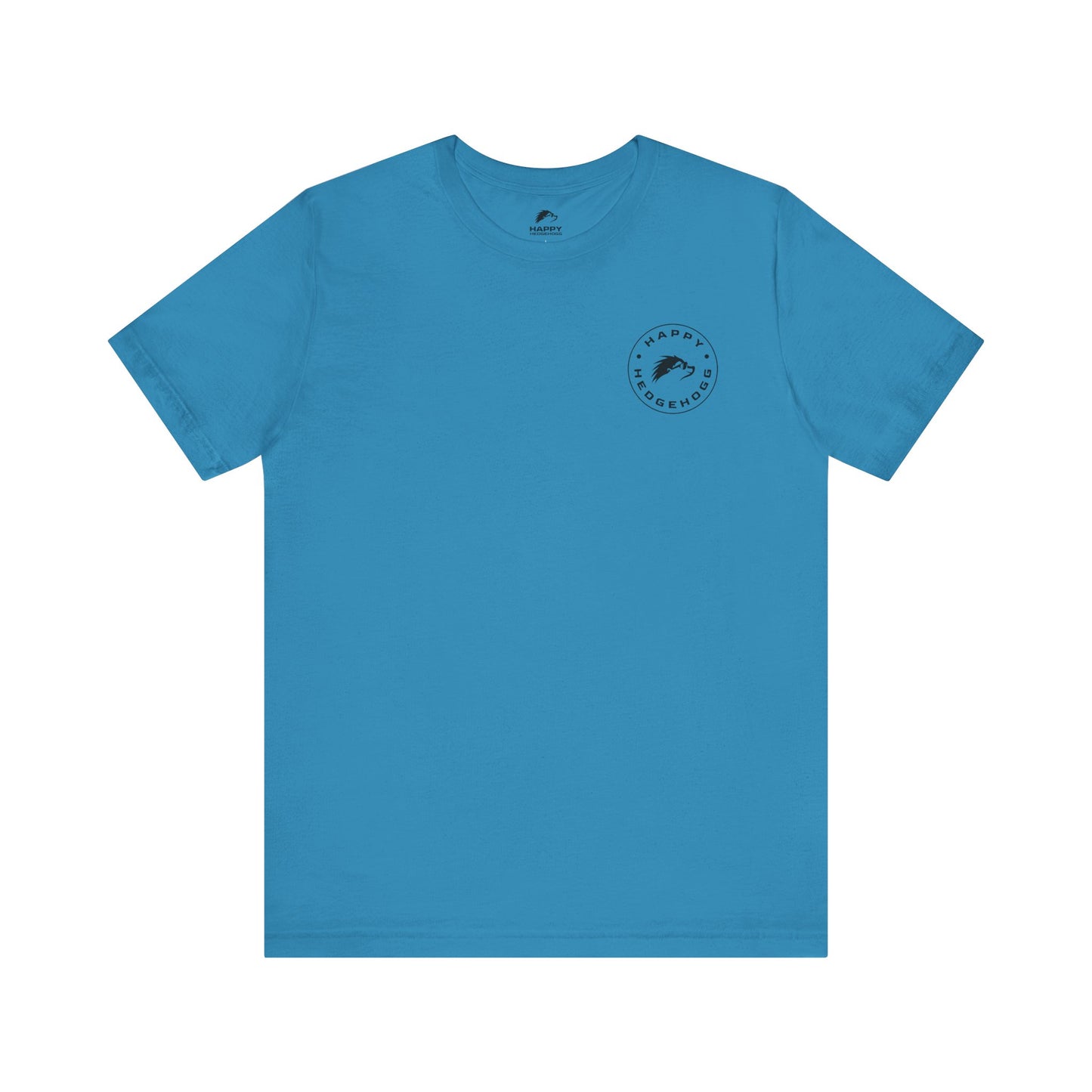 Happy Hedgehogg Short Sleeve Tee - Black/White Logos
