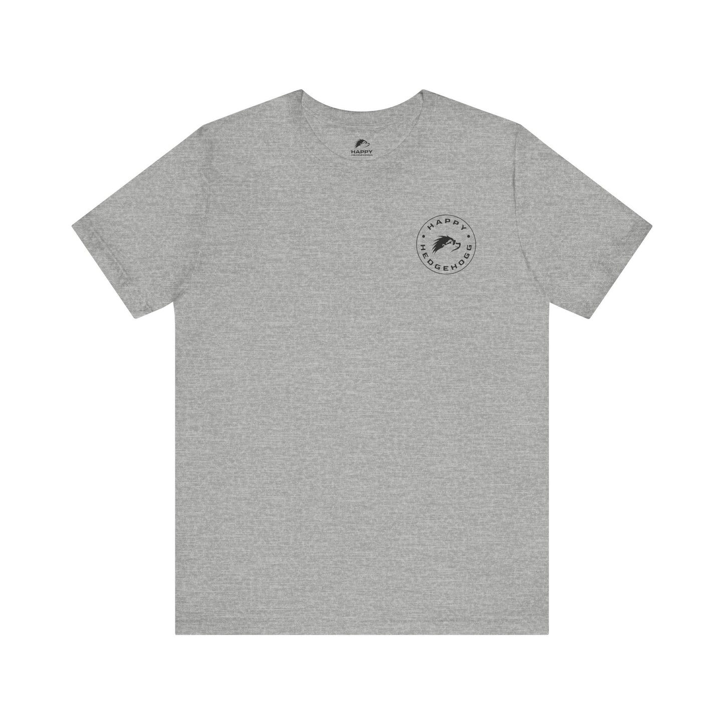 Happy Hedgehogg Short Sleeve Tee - Black/White Logos