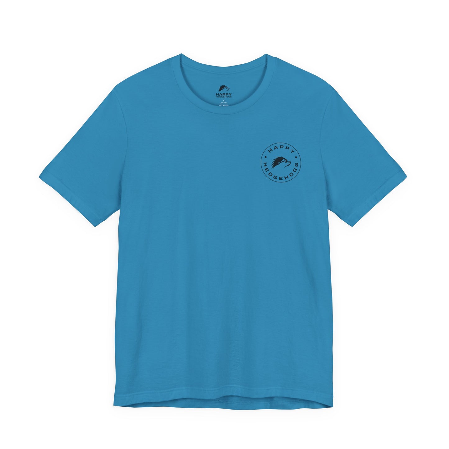 Happy Hedgehogg Short Sleeve Tee - Black/White Logos