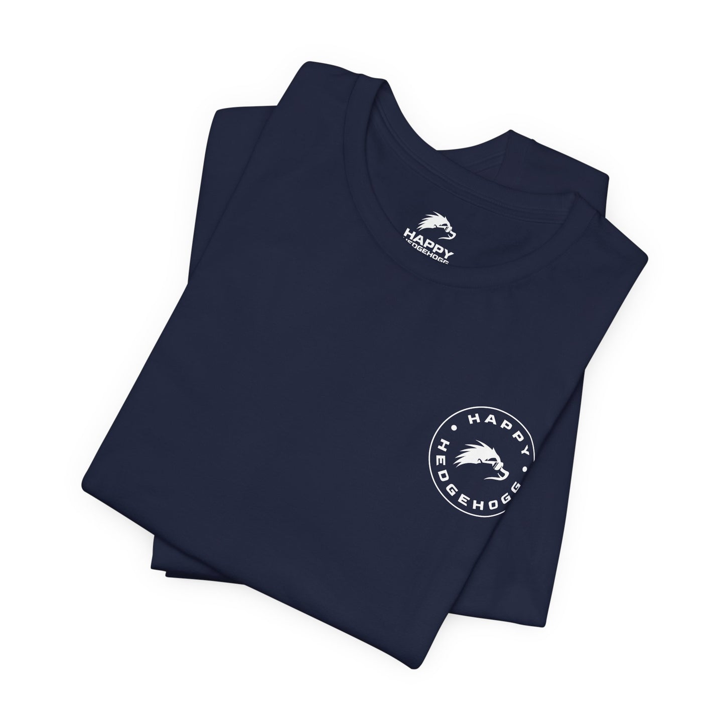 Happy Hedgehogg Short Sleeve Tee - Black/White Logos
