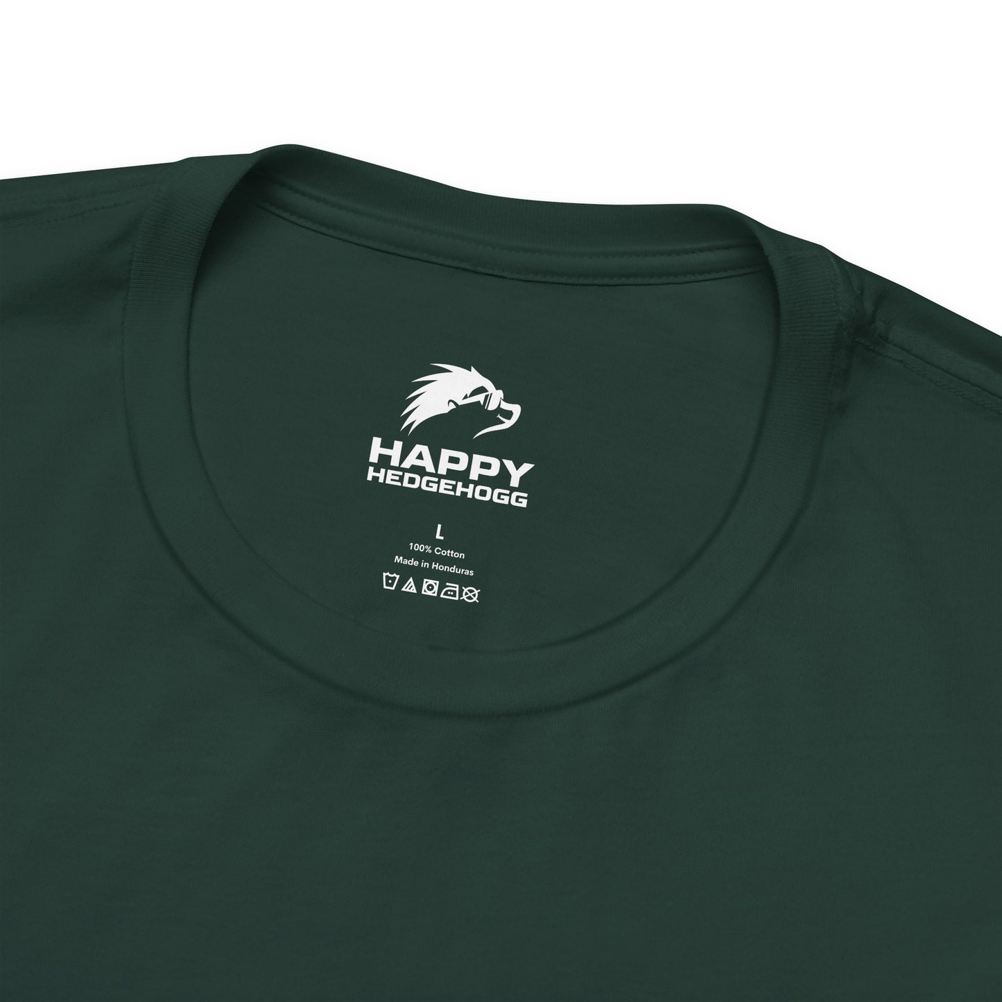 Happy Hedgehogg Short Sleeve Tee - Black/White Logos