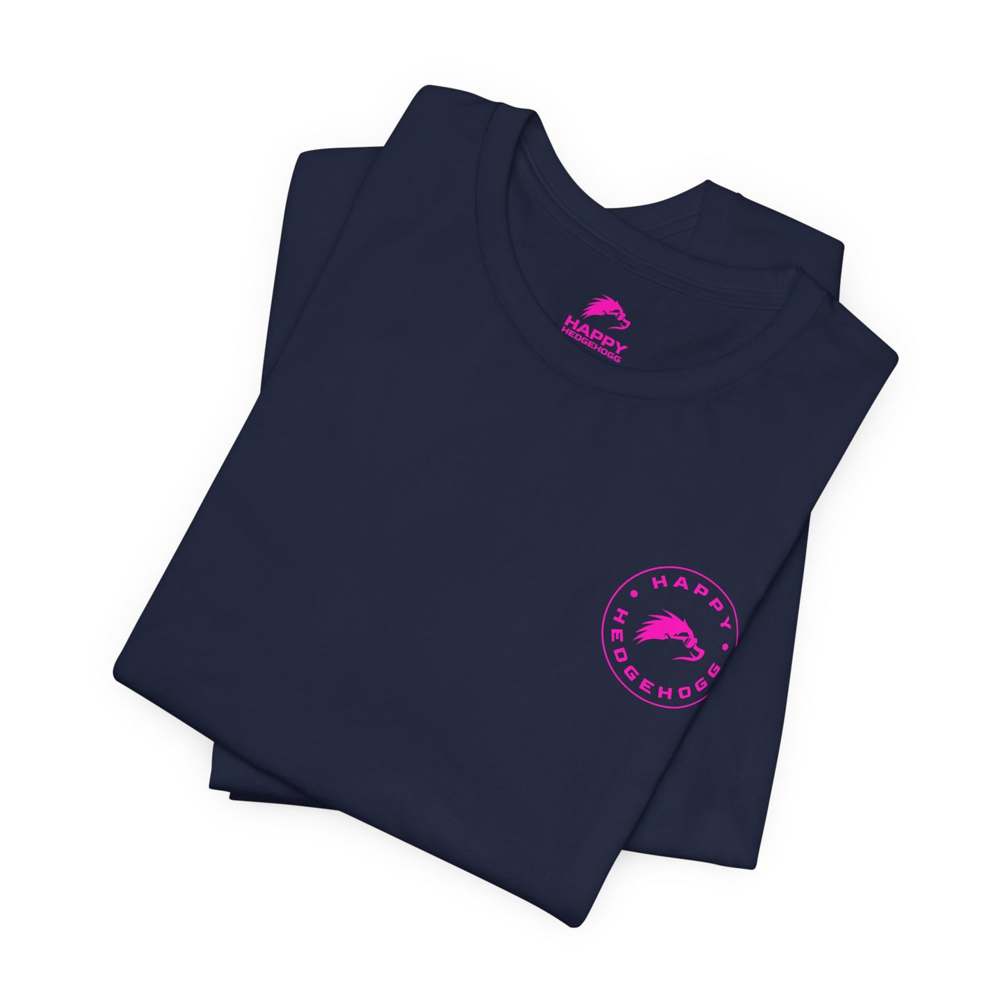 Happy Hedgehogg Short Sleeve Tee - Pink Logo