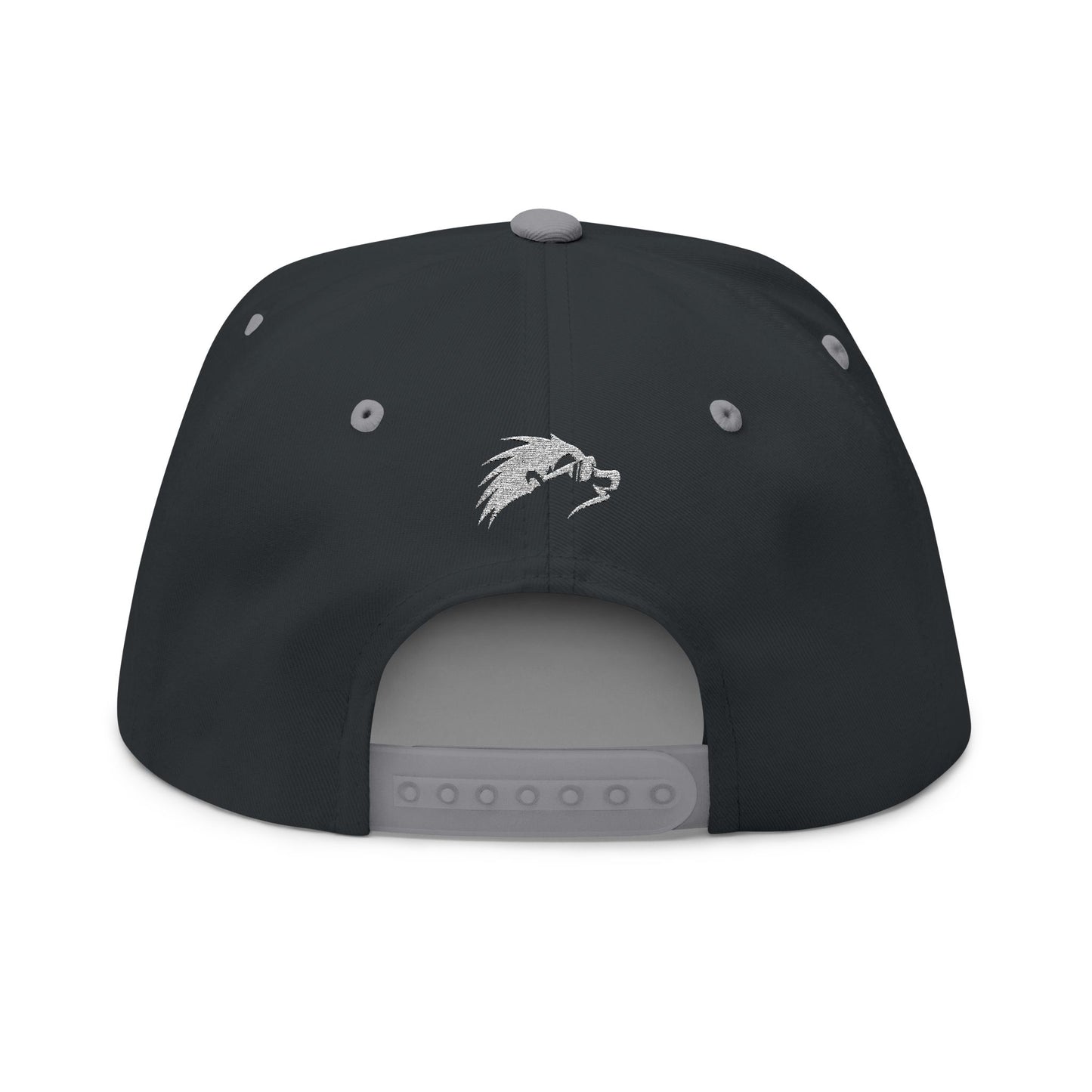 Embroidered Flat Bill Snapback Cap - Happy Hedgehogg