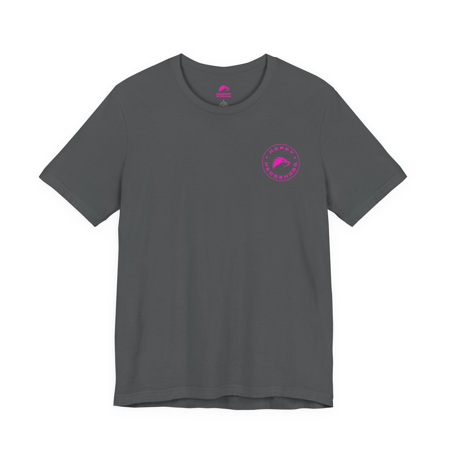 Happy Hedgehogg Short Sleeve Tee - Pink Logo