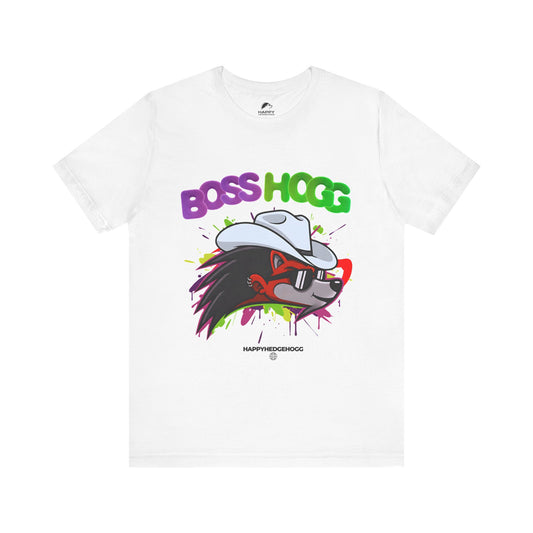 Happy Hedgehogg "BOSS HOGG" Graphic T Shirt - Bold Graphic Tee | Happy Hedgehogg Streetwear