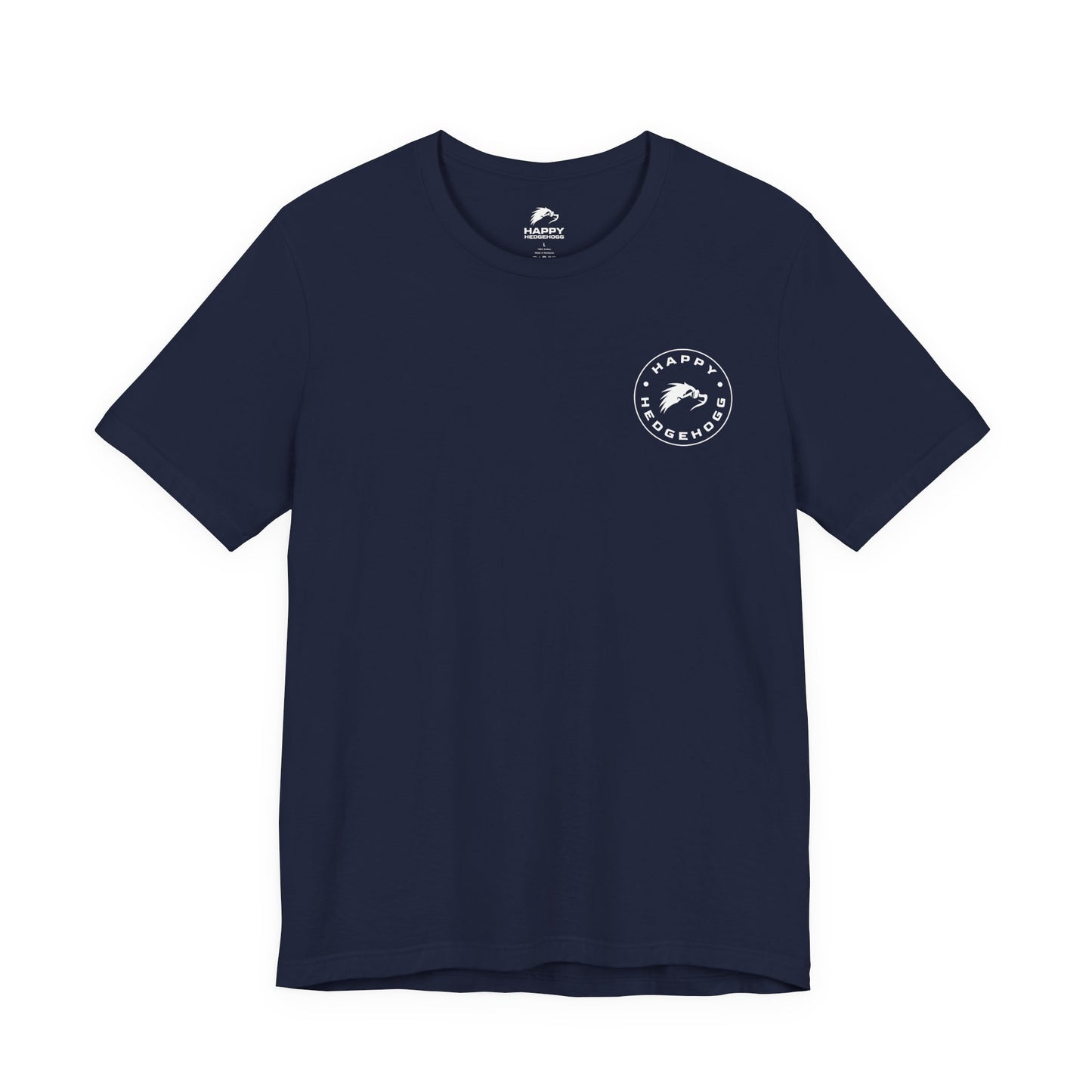 Happy Hedgehogg Short Sleeve Tee - Black/White Logos