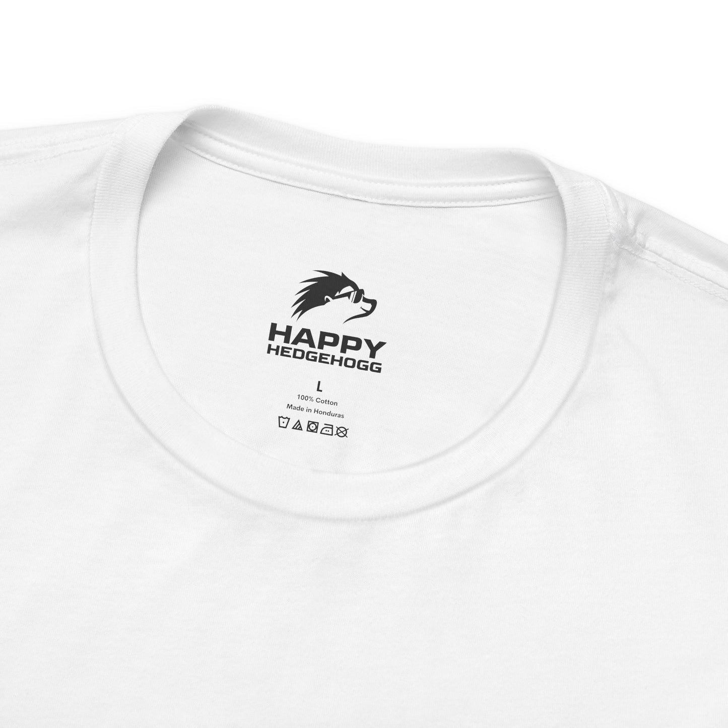 Happy Hedgehogg Short Sleeve Tee - Black/White Logos