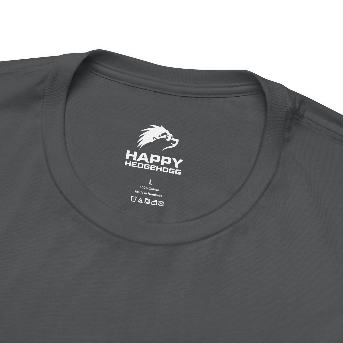 Happy Hedgehogg Short Sleeve Tee - Black/White Logos