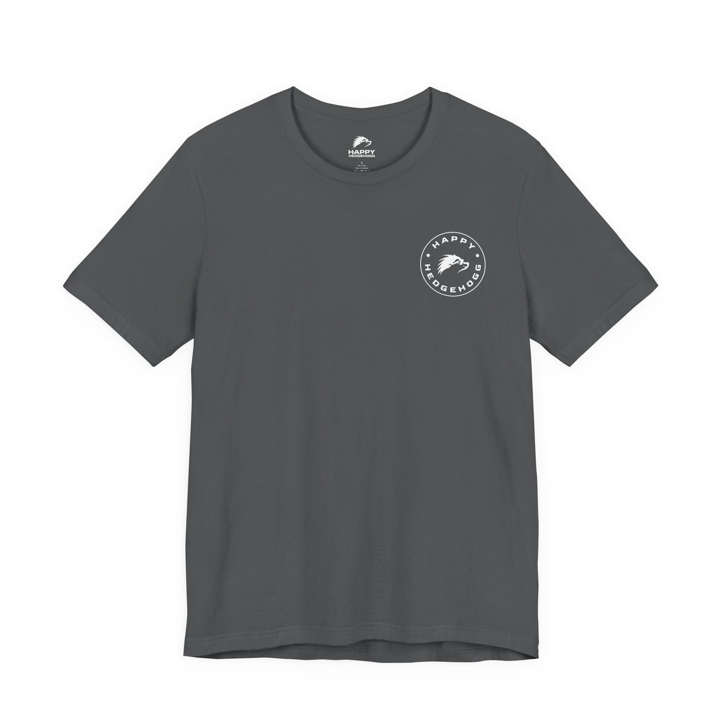 Happy Hedgehogg Short Sleeve Tee - Black/White Logos