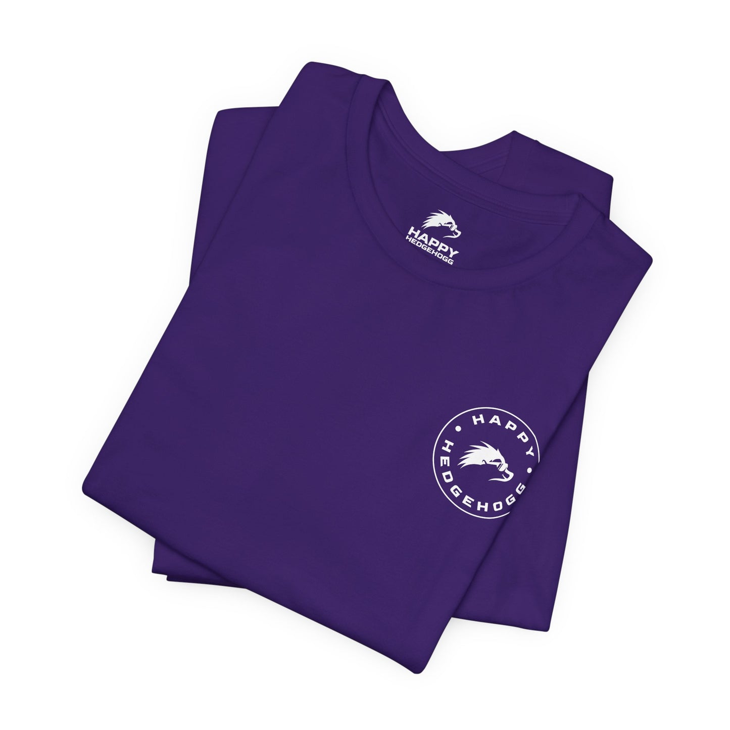 Happy Hedgehogg Short Sleeve Tee - Black/White Logos