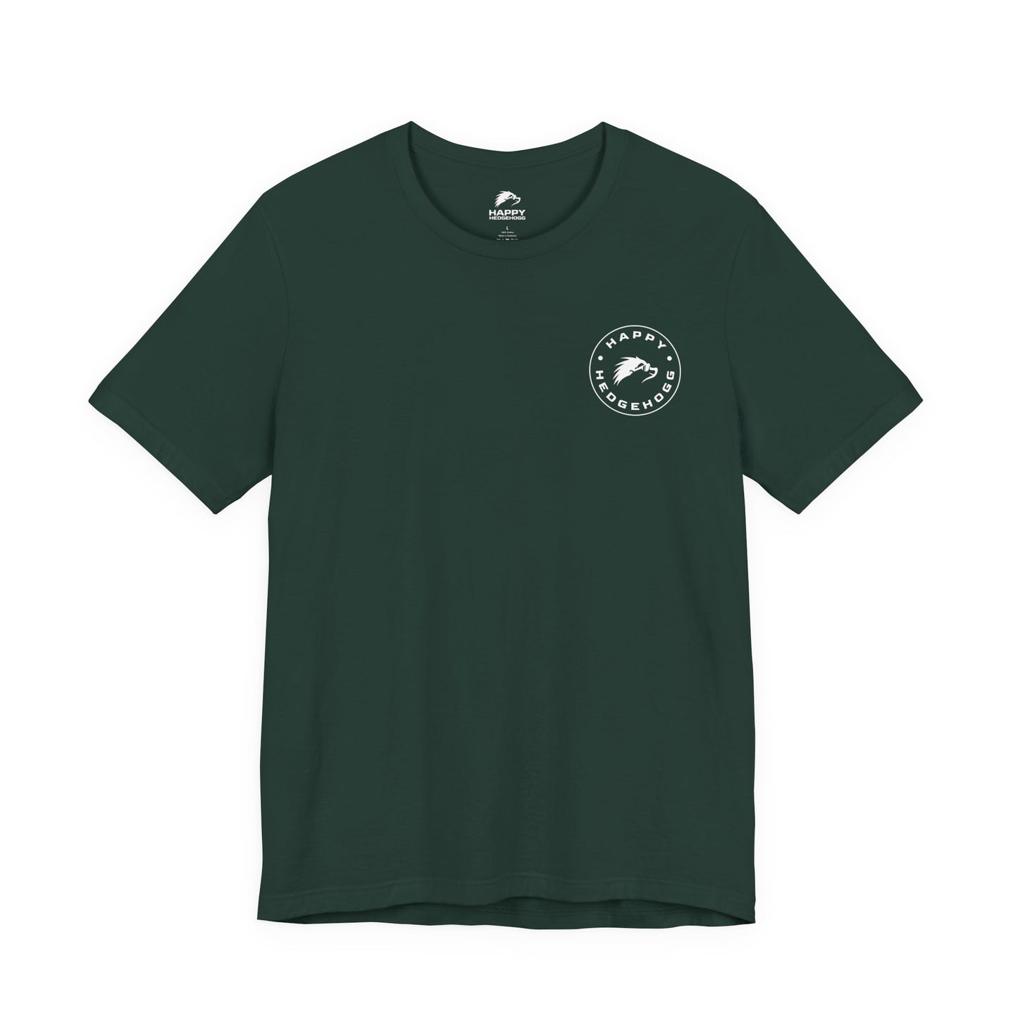 Happy Hedgehogg Short Sleeve Tee - Black/White Logos