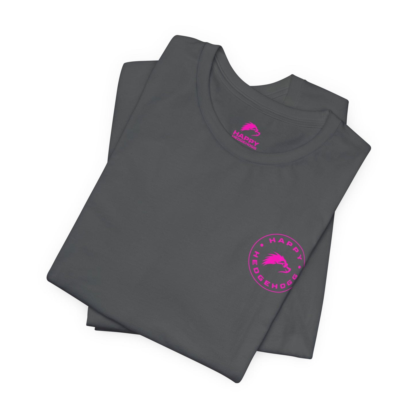 Happy Hedgehogg Short Sleeve Tee - Pink Logo
