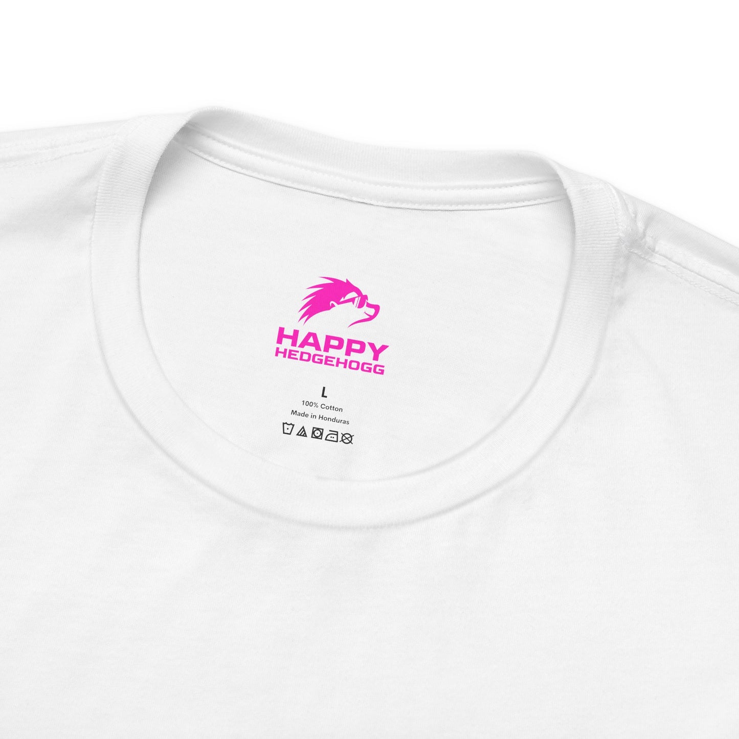 Happy Hedgehogg Short Sleeve Tee - Pink Logo
