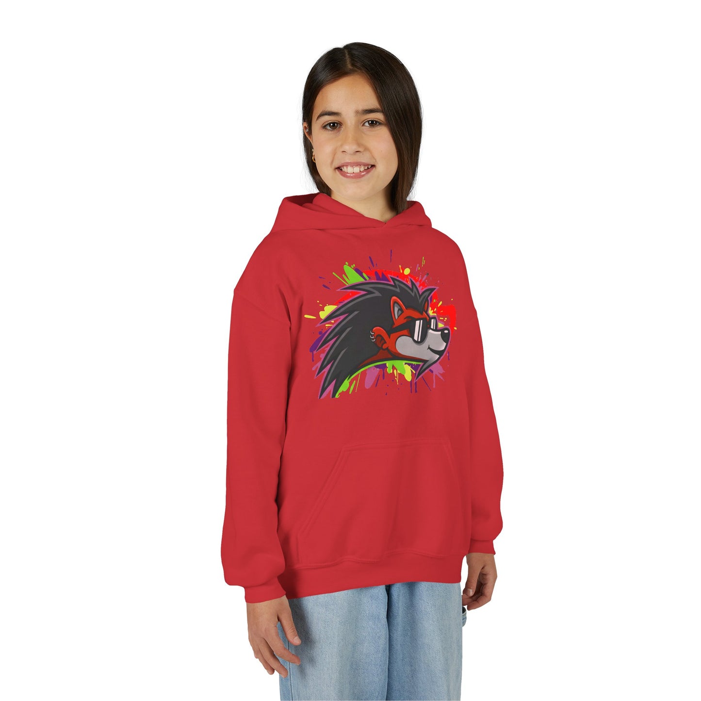Youth Pullover Hoodie – Main Character Energy | Graphic Streetwear for Kids & Teens