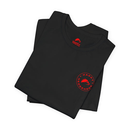 Happy Hedgehogg Short Sleeve Tee - Red Logo - Happy Hedgehogg