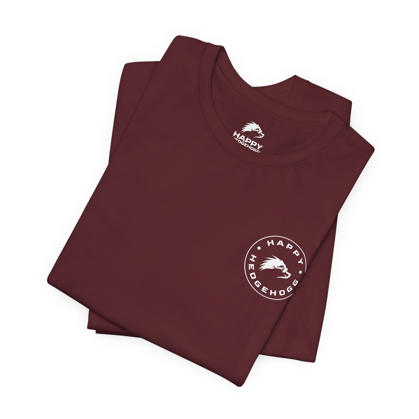 Happy Hedgehogg Short Sleeve Tee - Black/White Logos