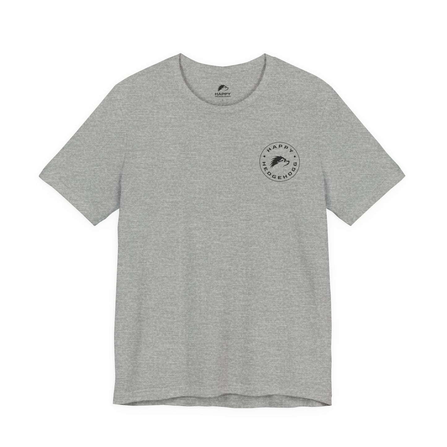 Happy Hedgehogg Short Sleeve Tee - Black/White Logos