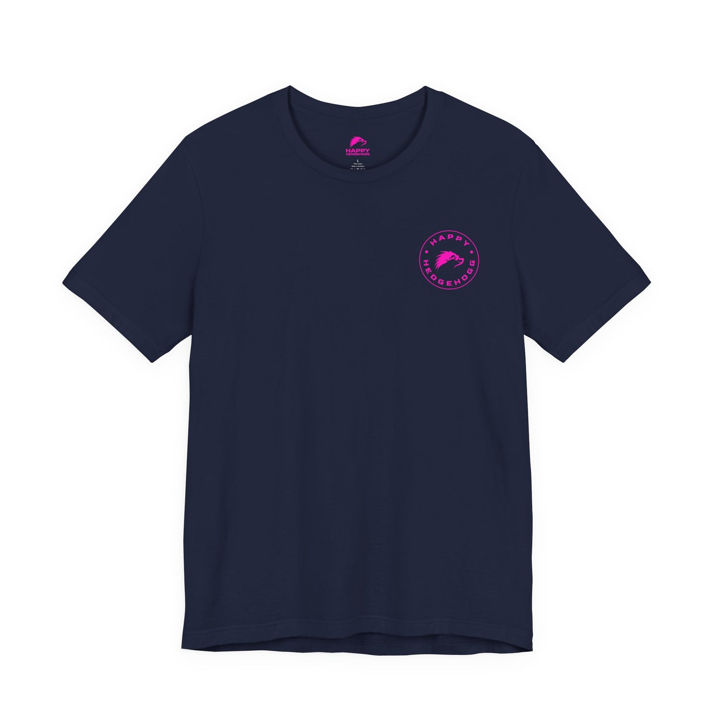 Happy Hedgehogg Short Sleeve Tee - Pink Logo