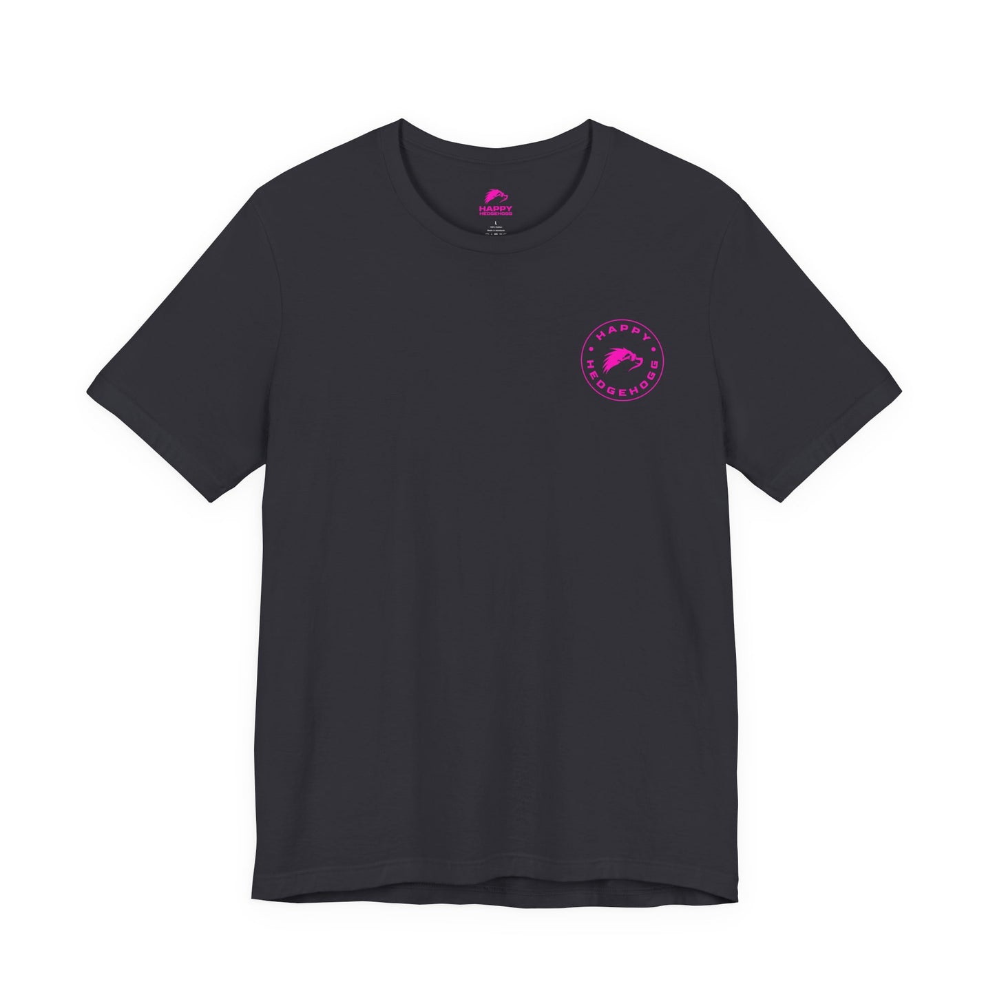Happy Hedgehogg Short Sleeve Tee - Pink Logo