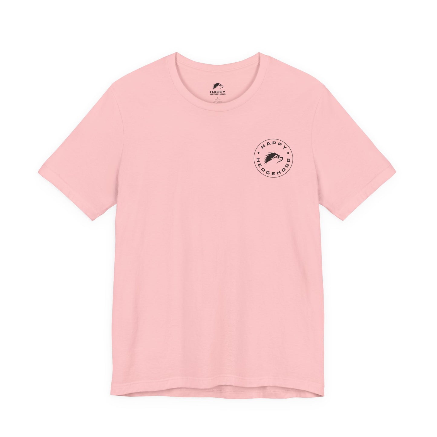 Happy Hedgehogg Short Sleeve Tee - Black/White Logos