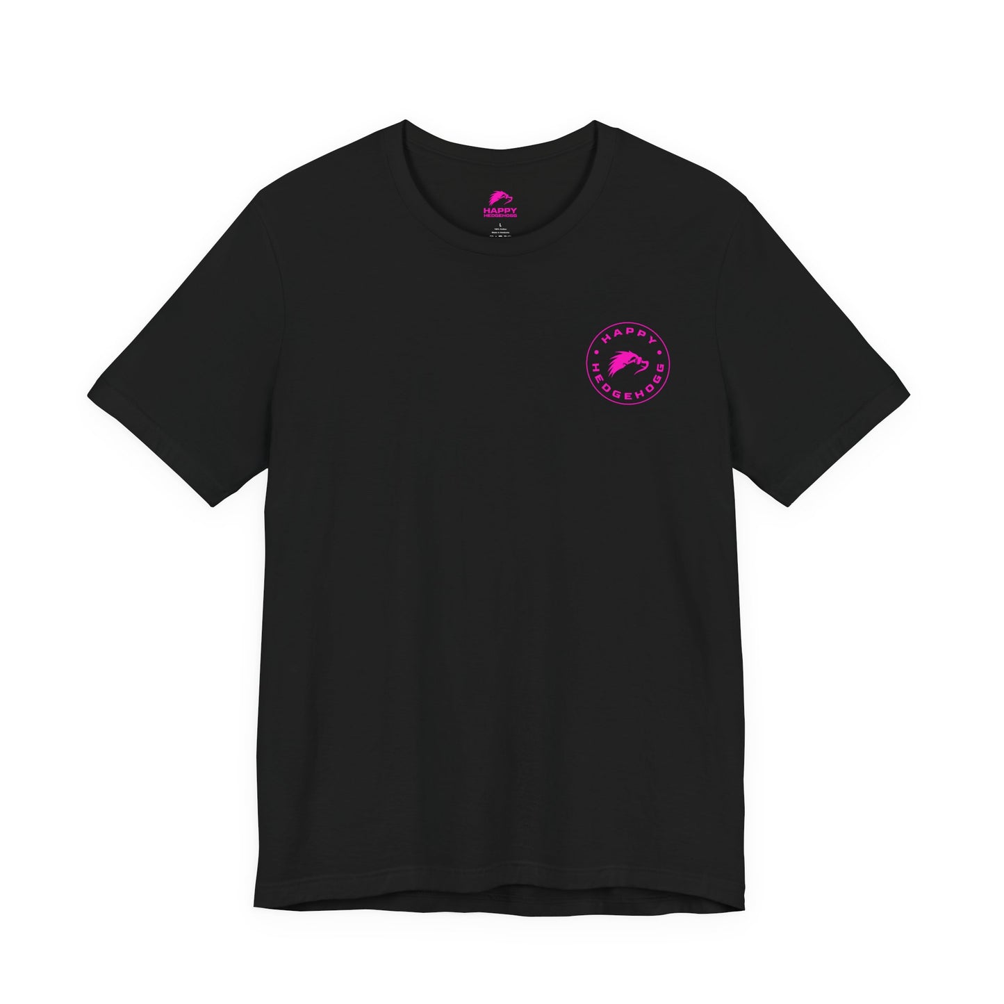 Happy Hedgehogg Short Sleeve Tee - Pink Logo