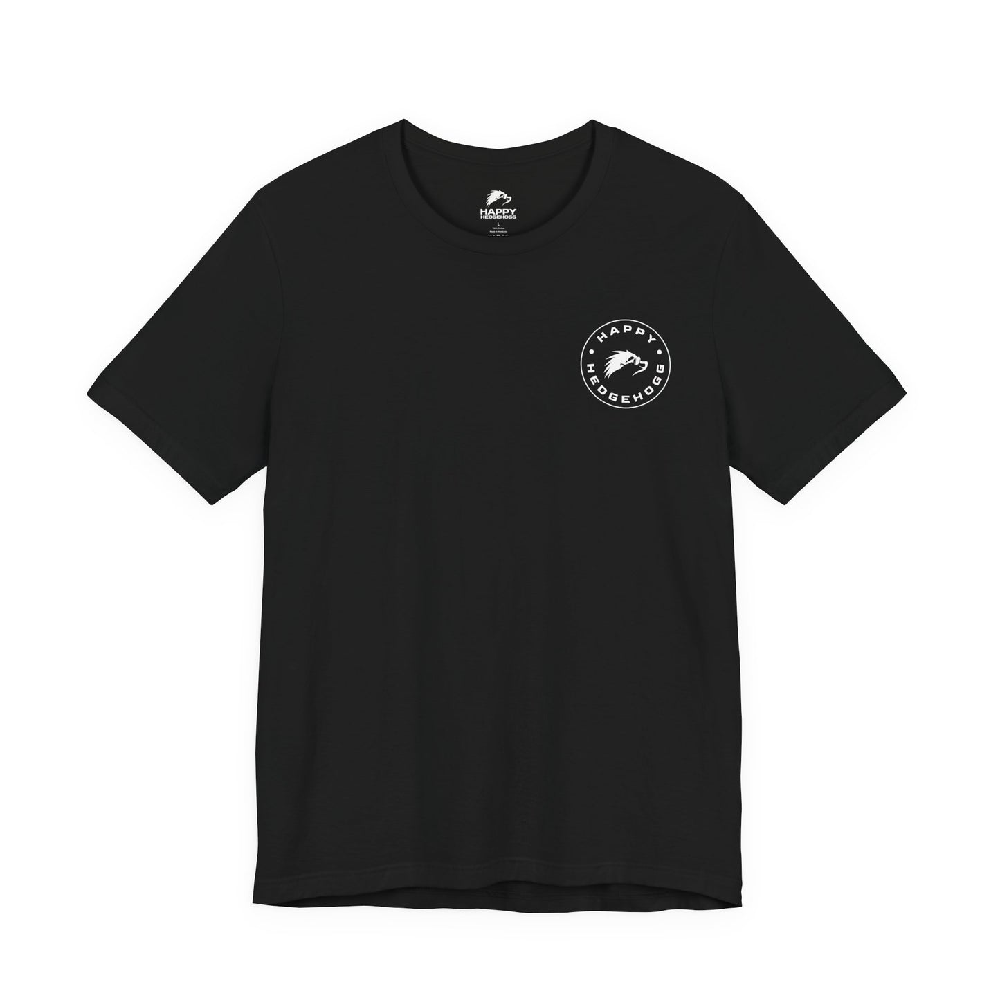Happy Hedgehogg Short Sleeve Tee - Black/White Logos