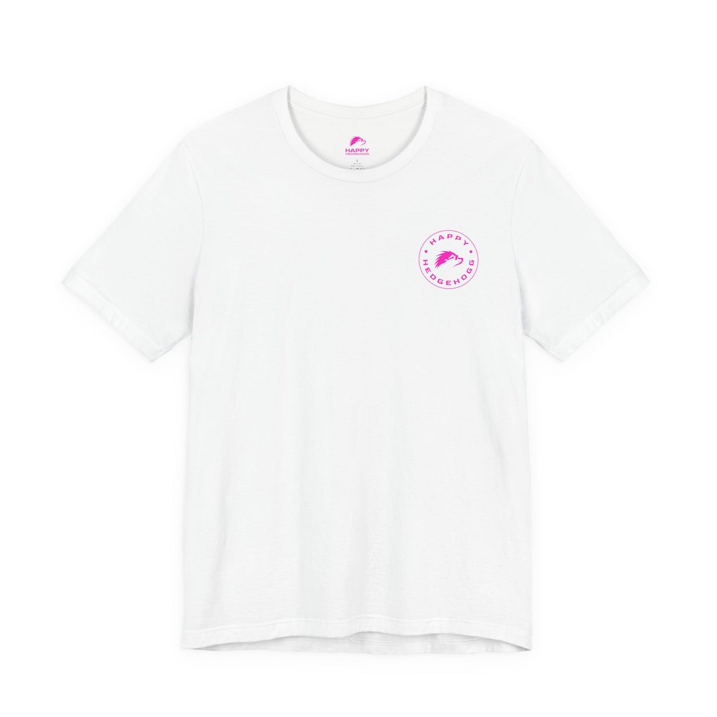 Happy Hedgehogg Short Sleeve Tee - Pink Logo