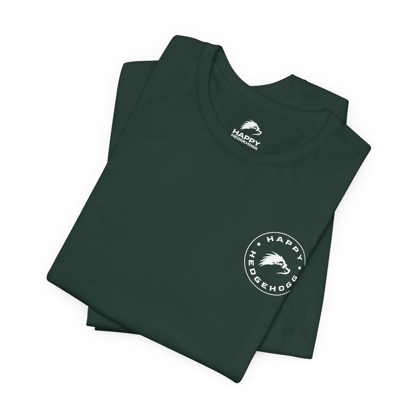 Happy Hedgehogg Short Sleeve Tee - Black/White Logos
