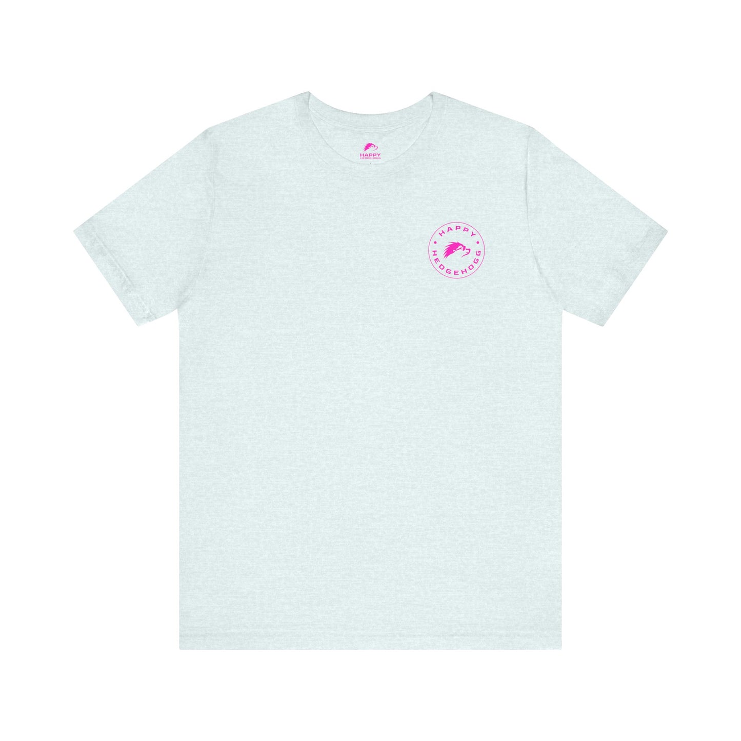 Happy Hedgehogg Short Sleeve Tee - Pink Logo