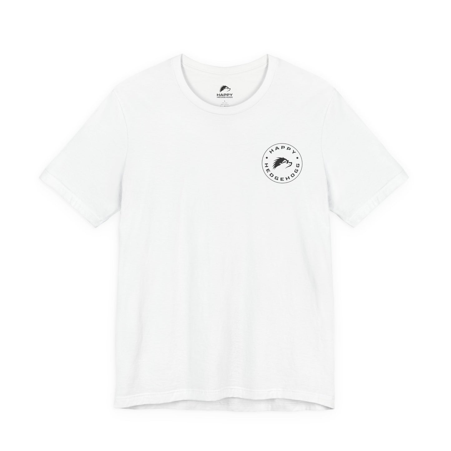 Happy Hedgehogg Short Sleeve Tee - Black/White Logos