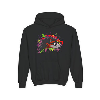 Youth Hoodie - Happy Hedgehogg