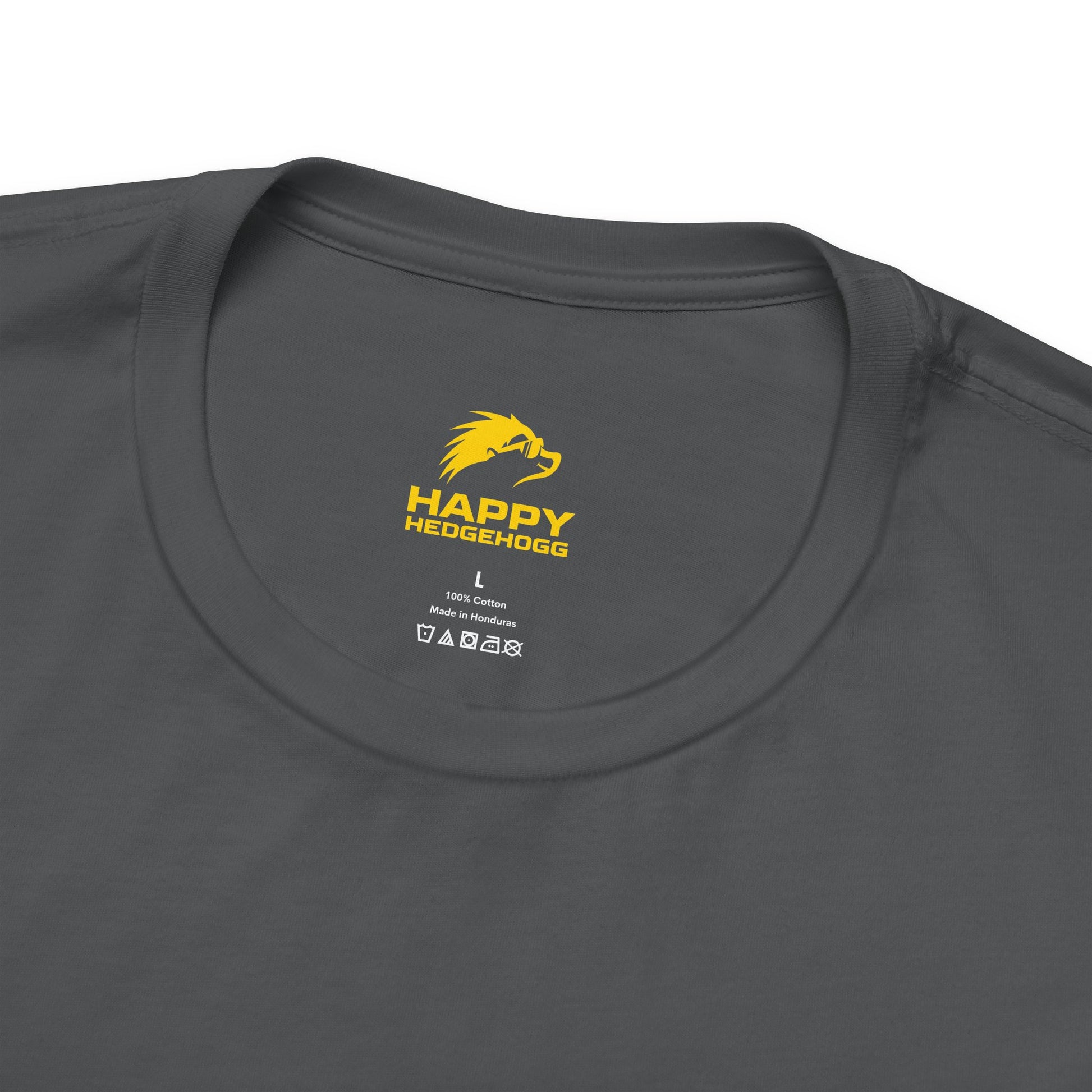 Happy Hedgehogg Classic Tee – Everyday Comfort with Gold Logo - Happy Hedgehogg