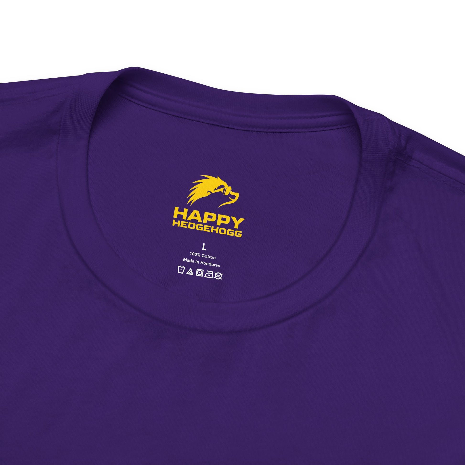 Happy Hedgehogg Classic Tee – Everyday Comfort with Gold Logo - Happy Hedgehogg