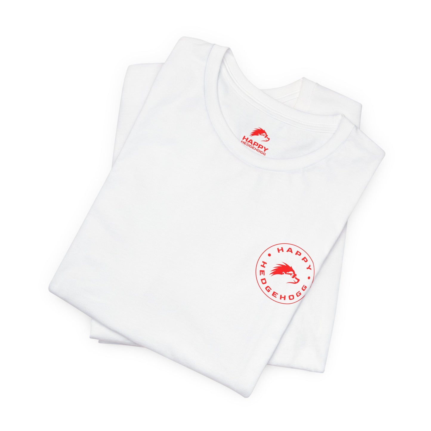 Happy Hedgehogg Classic Tee with Red Logo – Awesome vibes for all of your everyday adventures!! - Happy Hedgehogg
