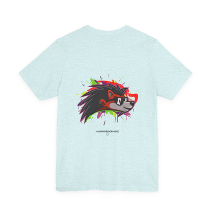 Double Take Tee - Business Up Front, Party in the Back - Happy Hedgehogg