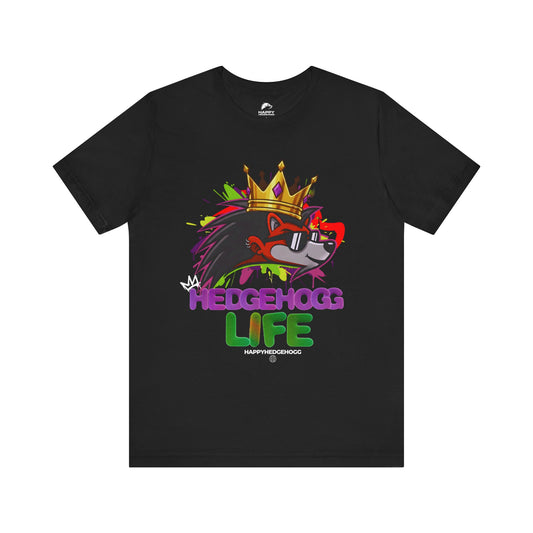 Happy Hedgehogg Hedgehogg Life Adult Tee - Wild and Bold Everyday Streetwear