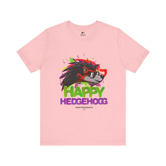 Happy Hedgehogg Adult Tee – Everyday Graphic Streetwear - Happy Hedgehogg