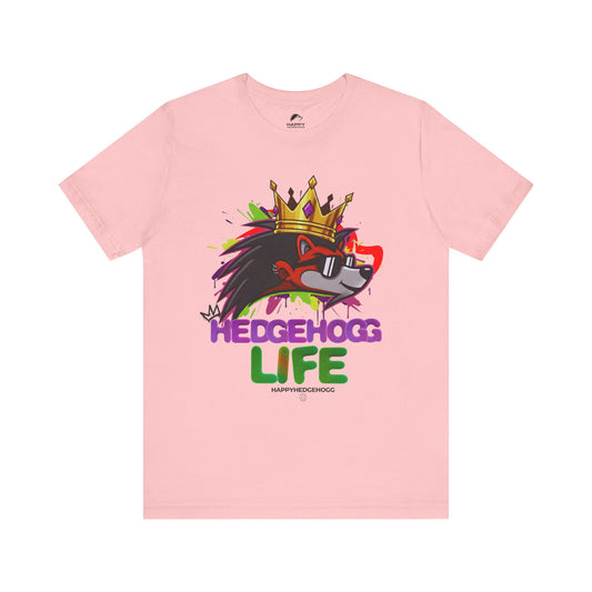 Happy Hedgehogg Hedgehogg Life Adult Tee - Wild and Bold Everyday Streetwear