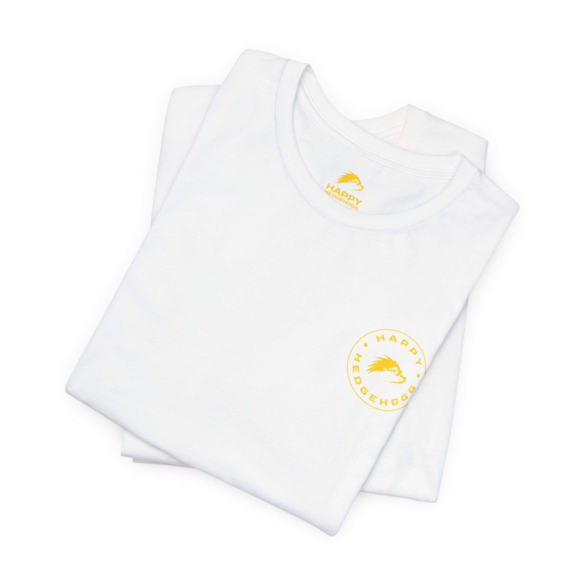 Happy Hedgehogg Classic Tee – Everyday Comfort with Gold Logo - Happy Hedgehogg