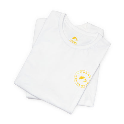 Happy Hedgehogg Classic Tee – Everyday Comfort with Gold Logo - Happy Hedgehogg