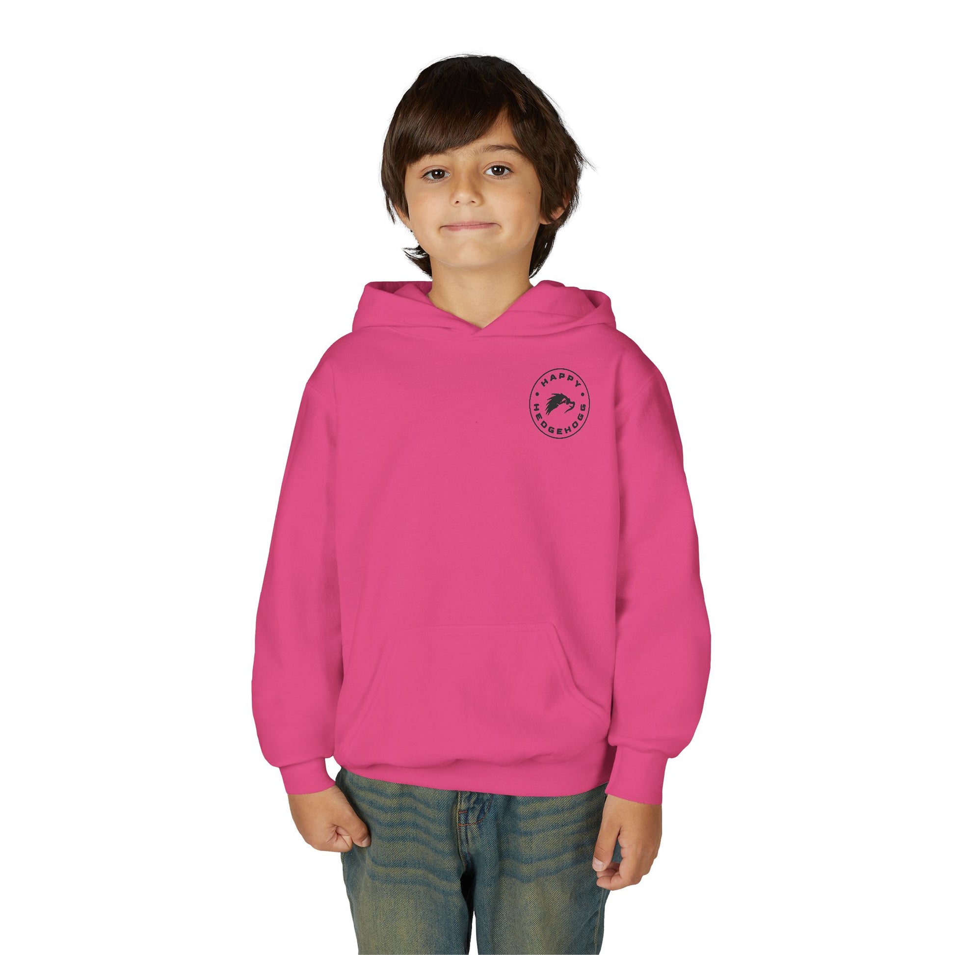 Happy Hedgehog Youth Hoodie - Everyday Comfort & Playful Style - Happy Hedgehogg