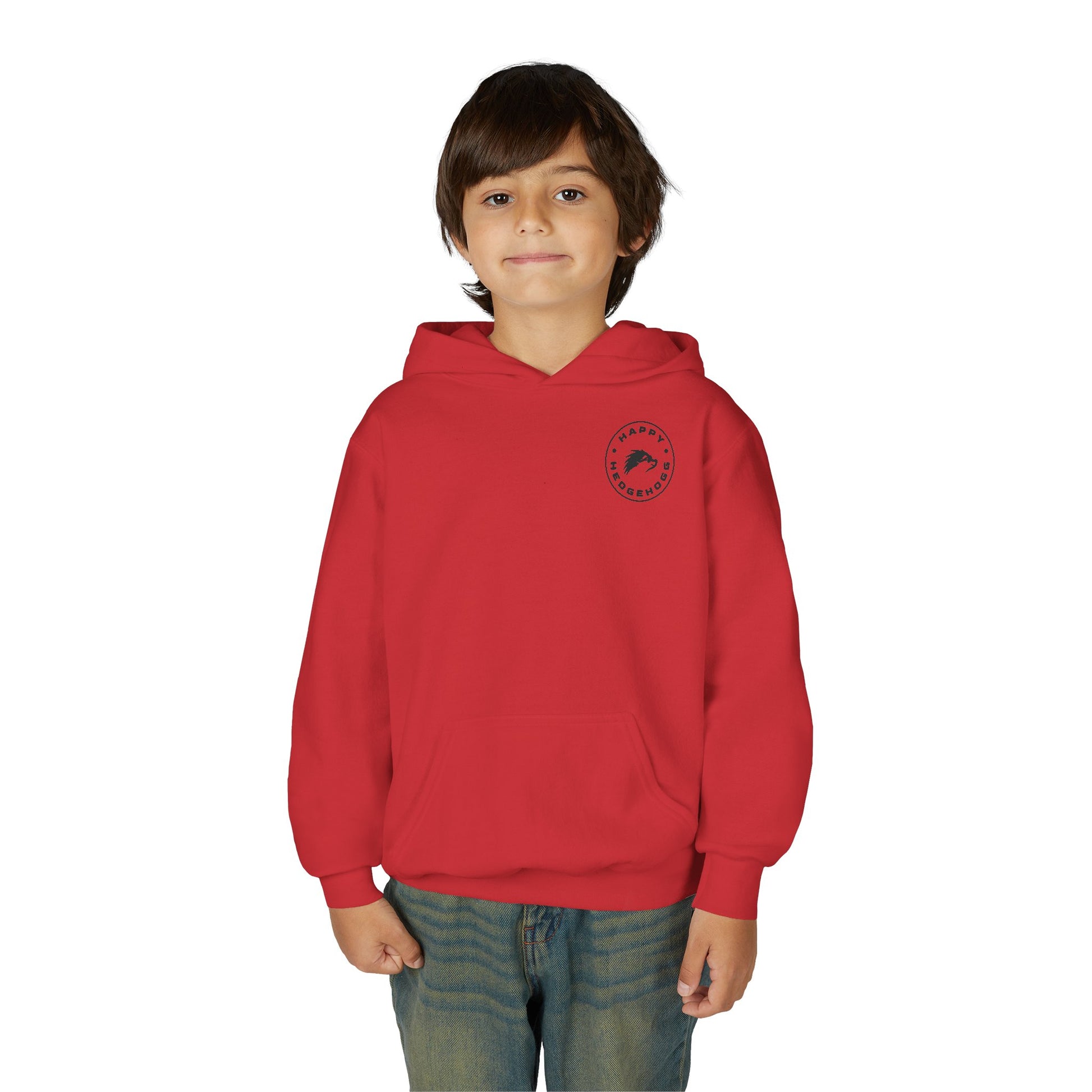 Happy Hedgehog Youth Hoodie - Everyday Comfort & Playful Style - Happy Hedgehogg