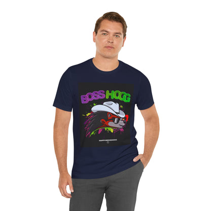 Happy Hedgehogg "BOSS HOGG" Graphic T Shirt -  Bold Graphic Tee | Happy Hedgehogg Streetwear