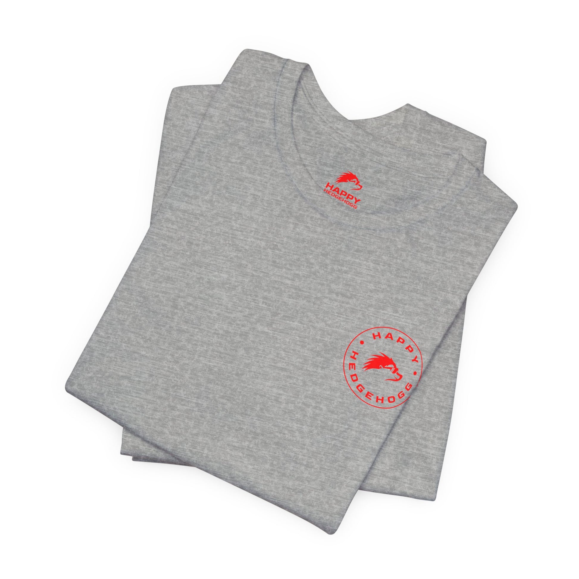 Happy Hedgehogg Classic Tee with Red Logo – Awesome vibes for all of your everyday adventures!! - Happy Hedgehogg