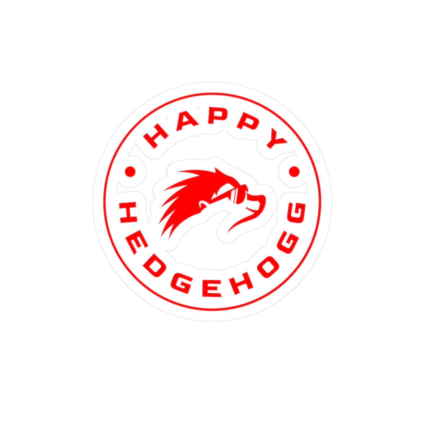 Happy Hedgehogg Decal/Sticker - Happy Hedgehogg