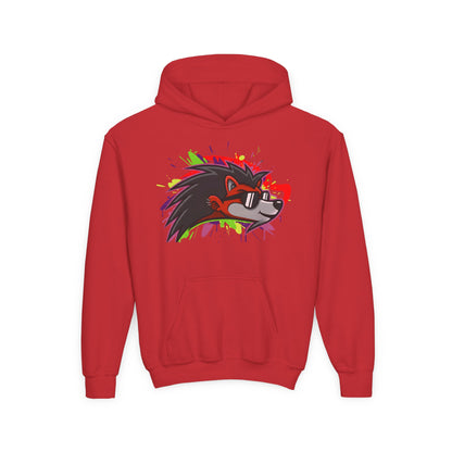 Happy Hedgehogg Youth Pullover Graphic Hoodie – Main Character Energy | Streetwear for Kids & Teens
